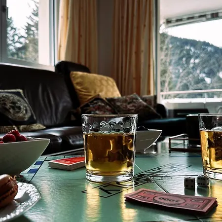 Piz Alpina Die Grosse, Moderne Wohnung Mit Bergsicht Davos Exterior foto